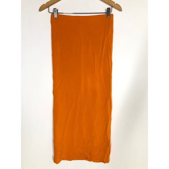 The Andamane Gisele Skirt Bodycon Arancione Orange Small - Picture 5 of 7